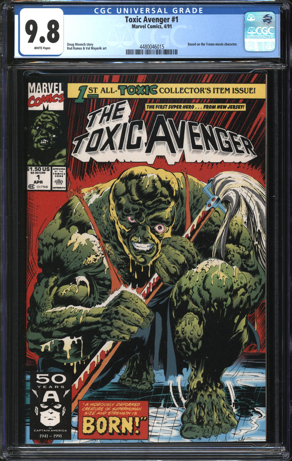 Toxic Avenger (1991) #1 CGC 9.8 NM/MT