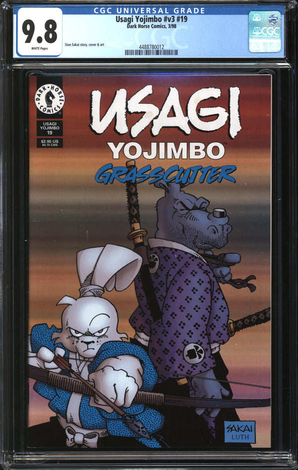 Usagi Yojimbo (1996) # 19 CGC 9.8 NM/MT