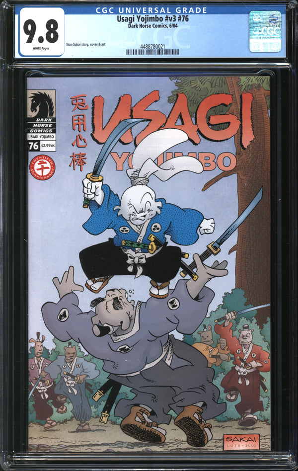 Usagi Yojimbo (1996) # 76 CGC 9.8 NM/MT