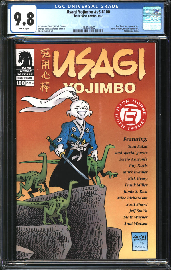 Usagi Yojimbo (1996) #100 CGC 9.8 NM/MT