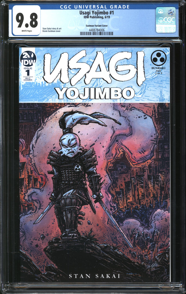 Usagi Yojimbo (2019) # 1 Kevin Eastman Variant CGC 9.8 NM/MT