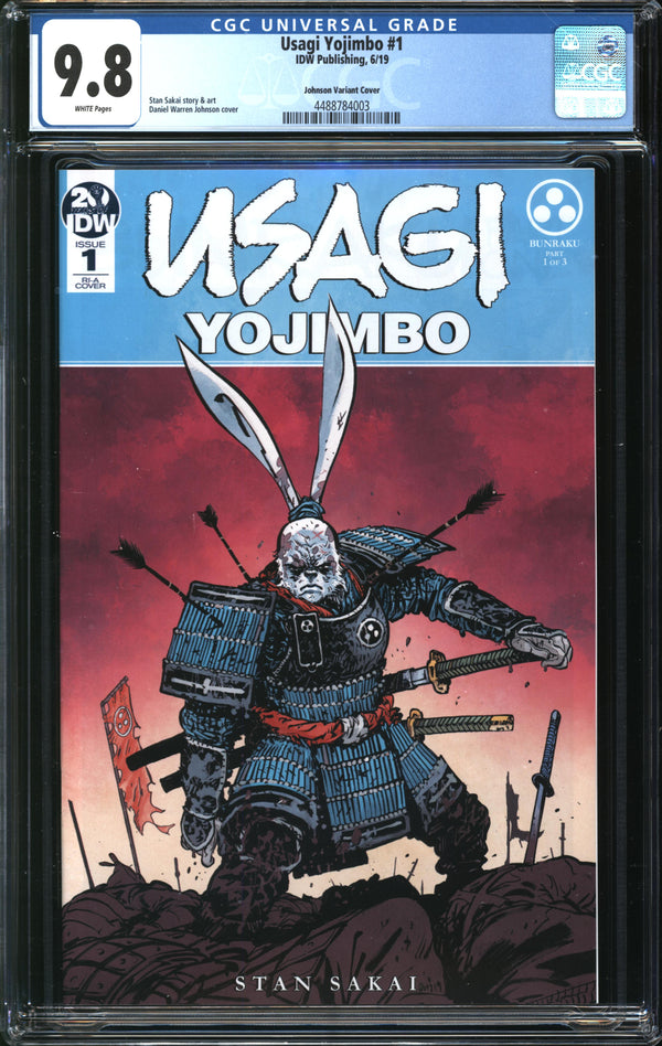 Usagi Yojimbo (2019) # 1 Dave Johnson Variant CGC 9.8 NM/MT