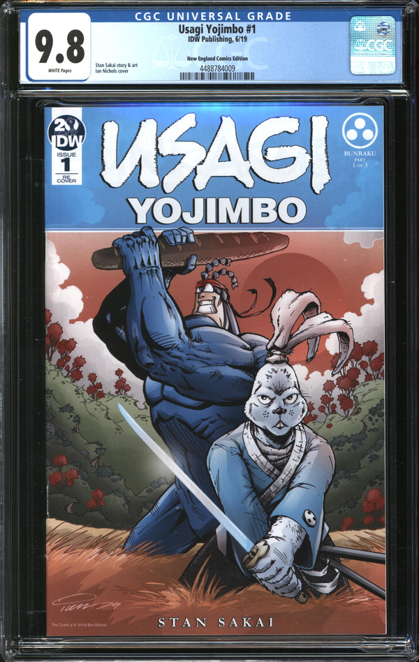 Usagi Yojimbo (2019) # 1 New England Comics Edition CGC 9.8 NM/MT