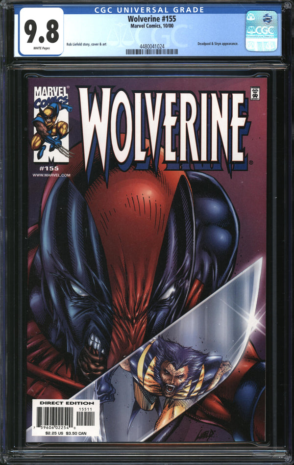 Wolverine (1988) #155 CGC 9.8 NM/MT