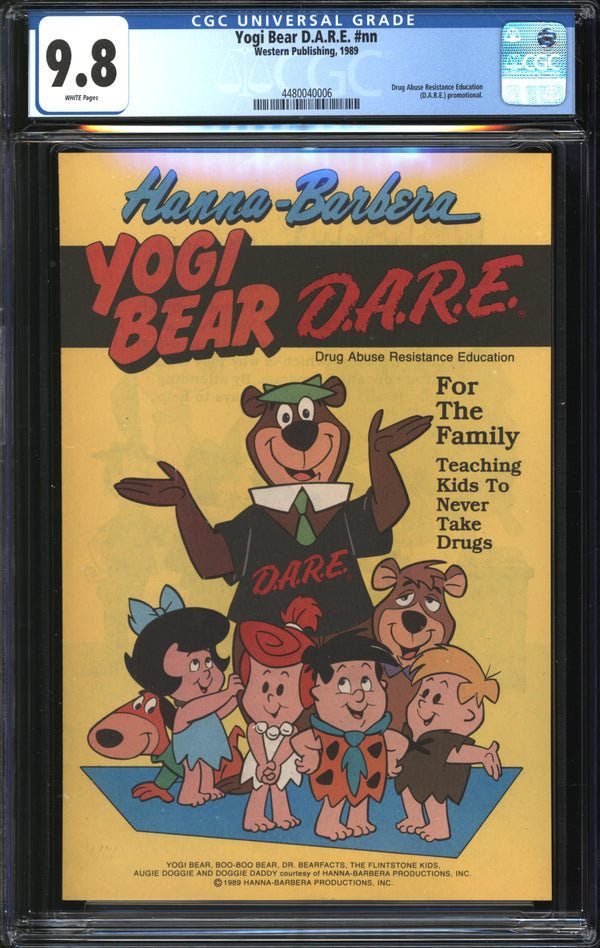 Yogi Bear D.A.R.E. (1989) #1 CGC 9.8 NM/MT