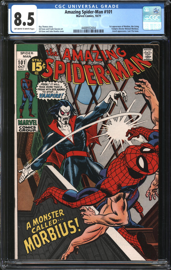 Amazing Spider-Man (1963) #101 CGC 8.5 VF+