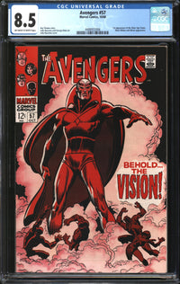 Avengers (1963) #57 CGC 8.5 VF+