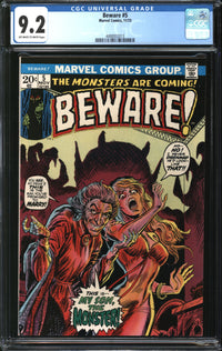 Beware (1973) #5 CGC 9.2 NM-