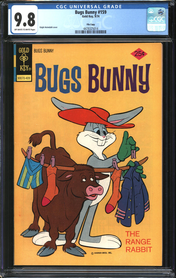 Bugs Bunny (1942) #159 File Copy CGC 9.8 NM/MT