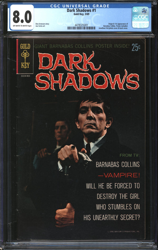 Dark Shadows (1969) #1 CGC 8.0 VF