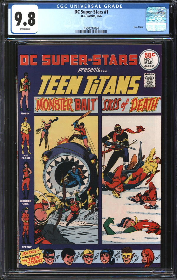 DC Super-Stars (1976) #1 CGC 9.8 NM/MT