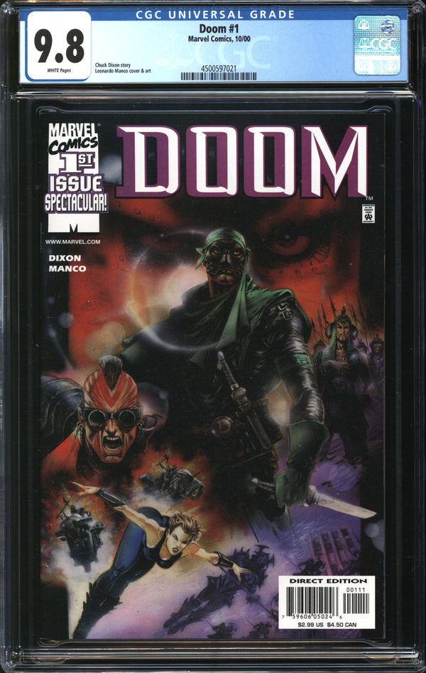 Doom (2000) #1 CGC 9.8 NM/MT