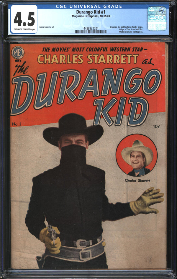 Durango Kid (1949) #1 CGC 4.5 VG+