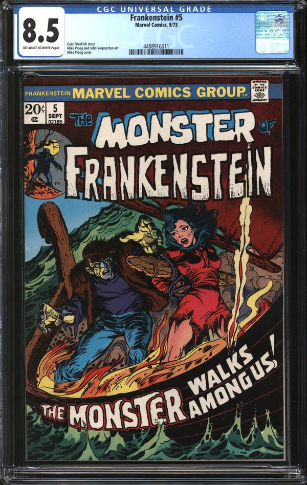 Frankenstein (1973) #5 CGC 8.5 VF+