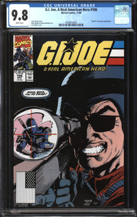 G.I. Joe, A Real American Hero (1982) #106 CGC 9.8 NM/MT