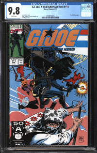 G.I. Joe, A Real American Hero (1982) #111 CGC 9.8 NM/MT