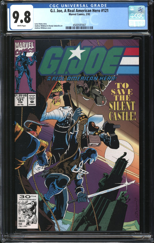 G.I. Joe, A Real American Hero (1982) #121 CGC 9.8 NM/MT