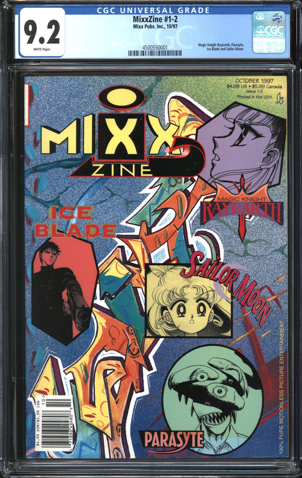 MixxZine (1997) #1-2 CGC 9.2 NM-