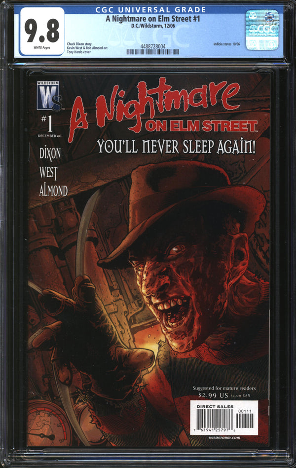 Nightmare On Elm Street, A (2006) #1 CGC 9.8 NM/MT