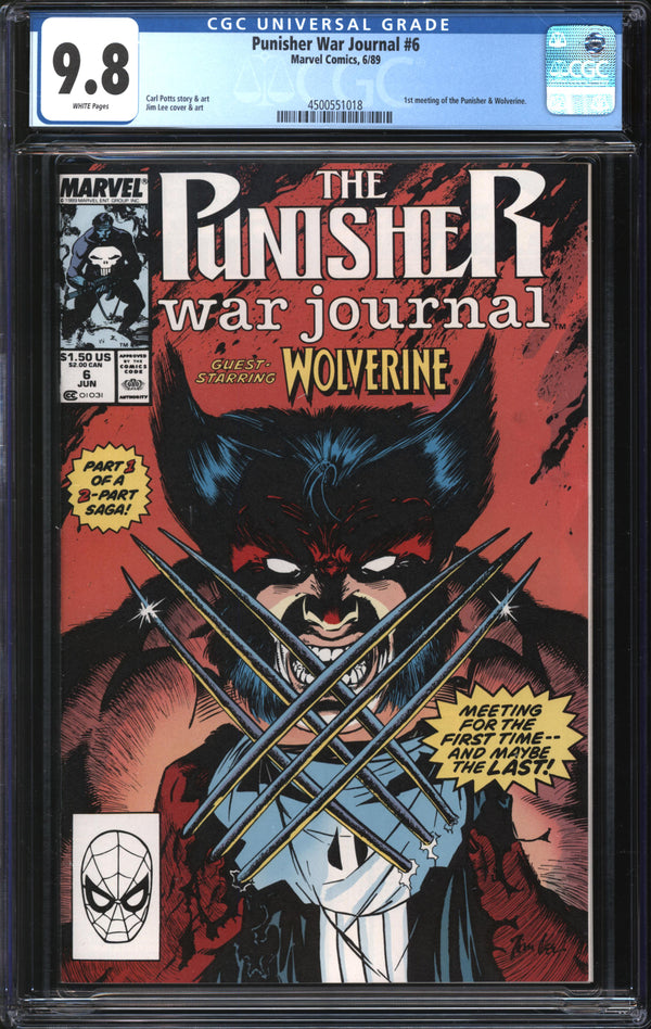 Punisher War Journal (1988) #6 CGC 9.8 NM/MT