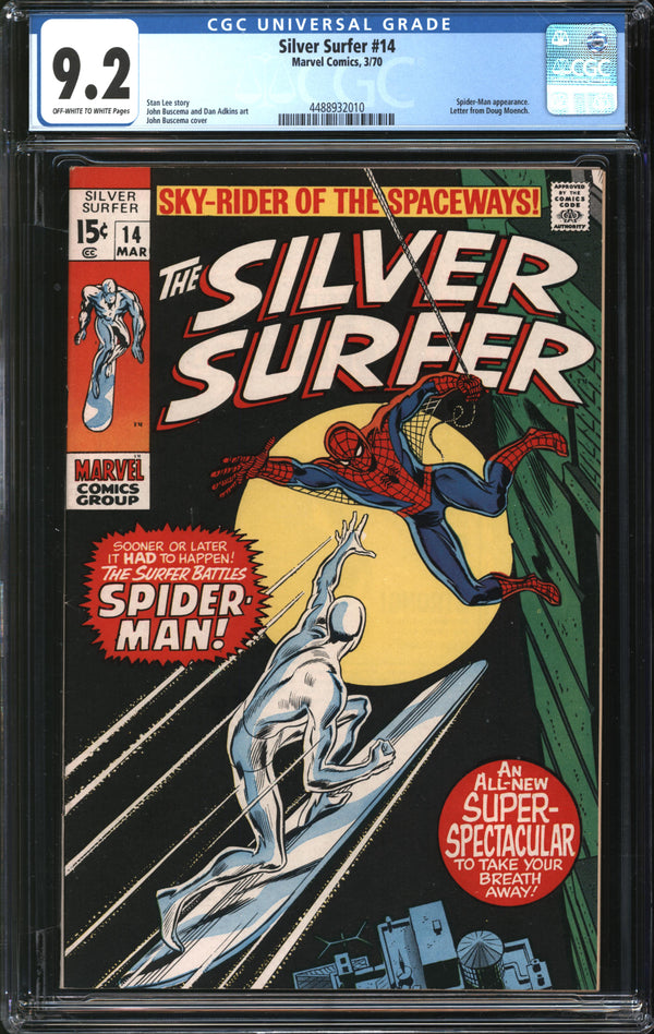 Silver Surfer (1968) #14 CGC 9.2 NM-