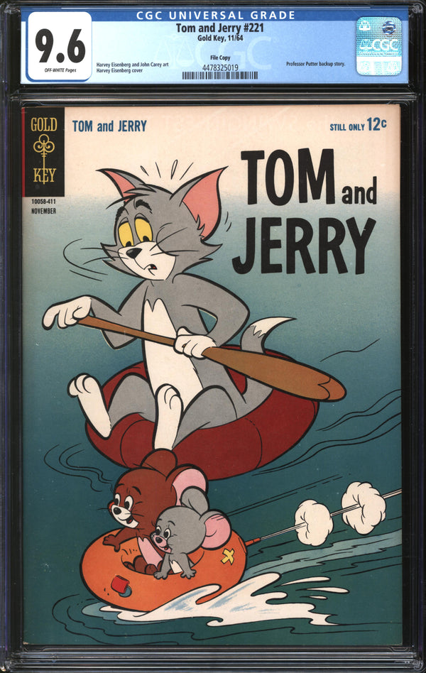 Tom And Jerry (1949) #221 File Copy CGC 9.6 NM+