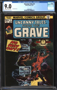 Uncanny Tales (1973) #3 CGC 9.0 VF/NM