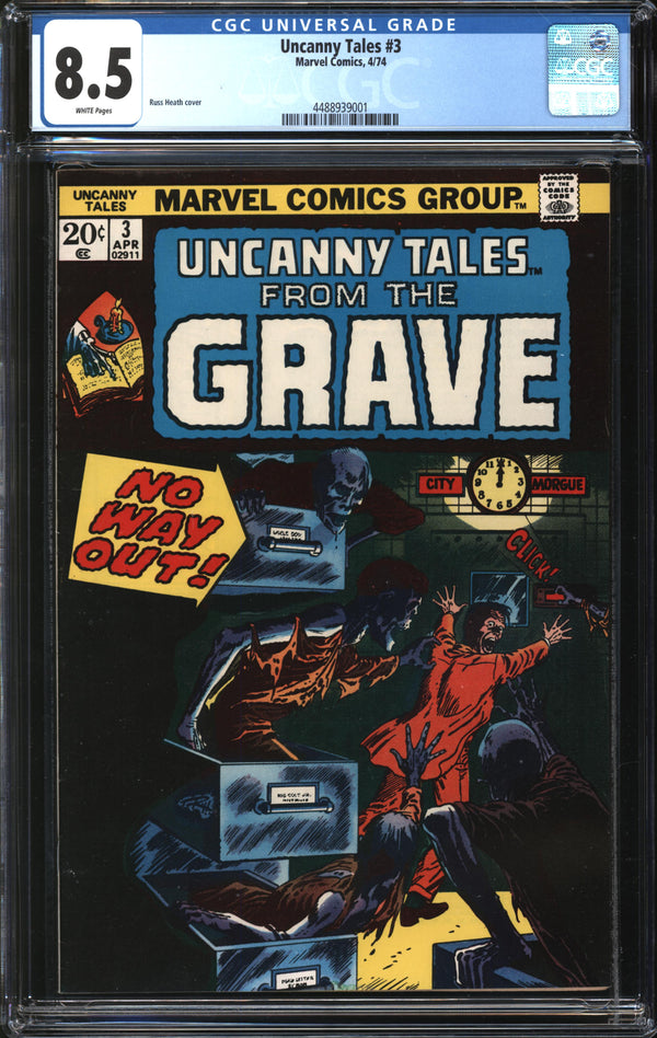 Uncanny Tales (1973) #3 CGC 8.5 VF+