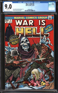 War Is Hell (1973) #9 CGC 9.0 VF/NM