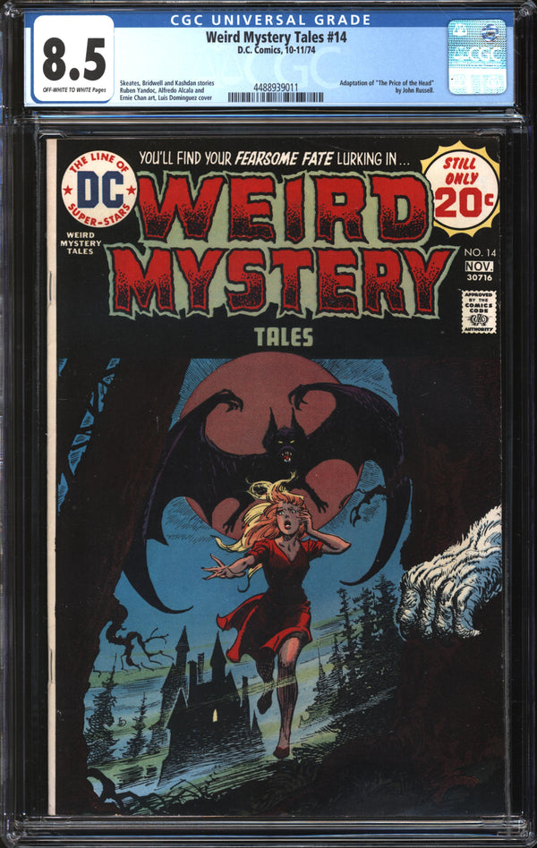 Weird Mystery Tales (1972) #14 CGC 8.5 VF+