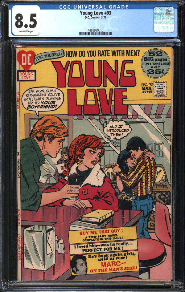 Young Love (1963) #93 CGC 8.5 VF+