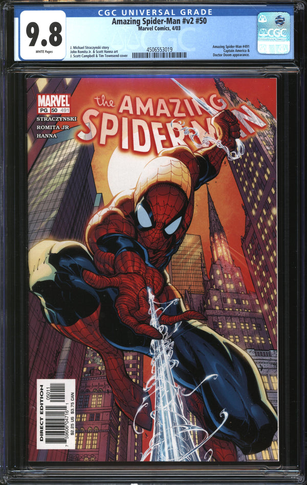 Amazing Spider-Man (1999) #50 CGC 9.8 NM/MT