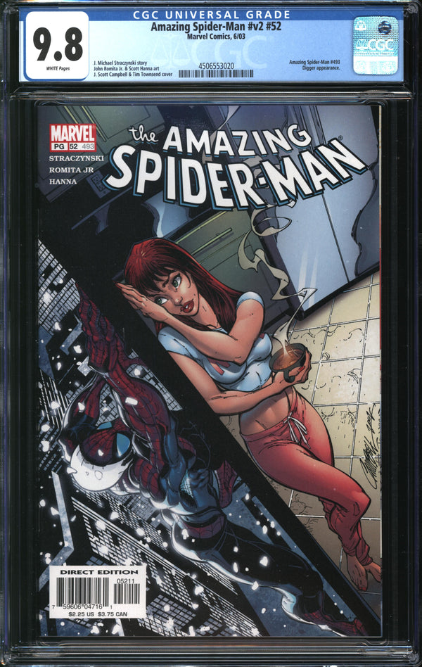 Amazing Spider-Man (1999) #52 CGC 9.8 NM/MT