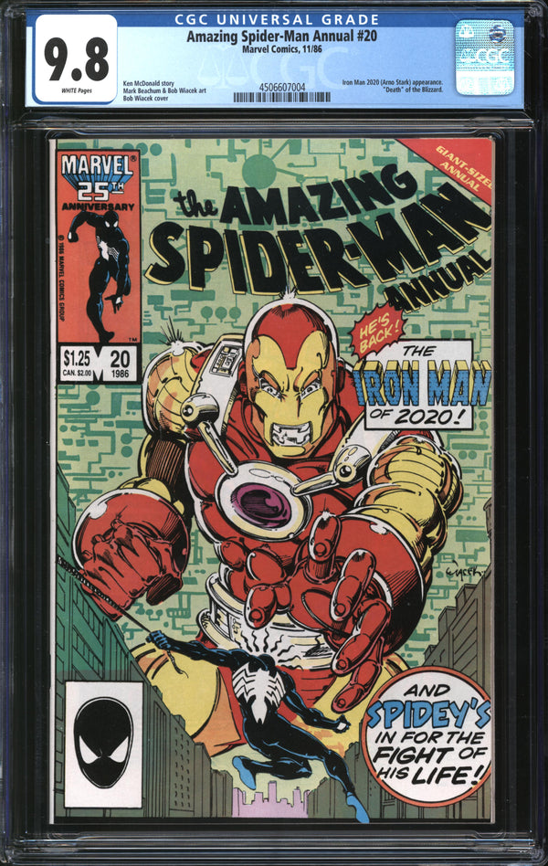 Amazing Spider-Man Annual (1986) #20 CGC 9.8 NM/MT