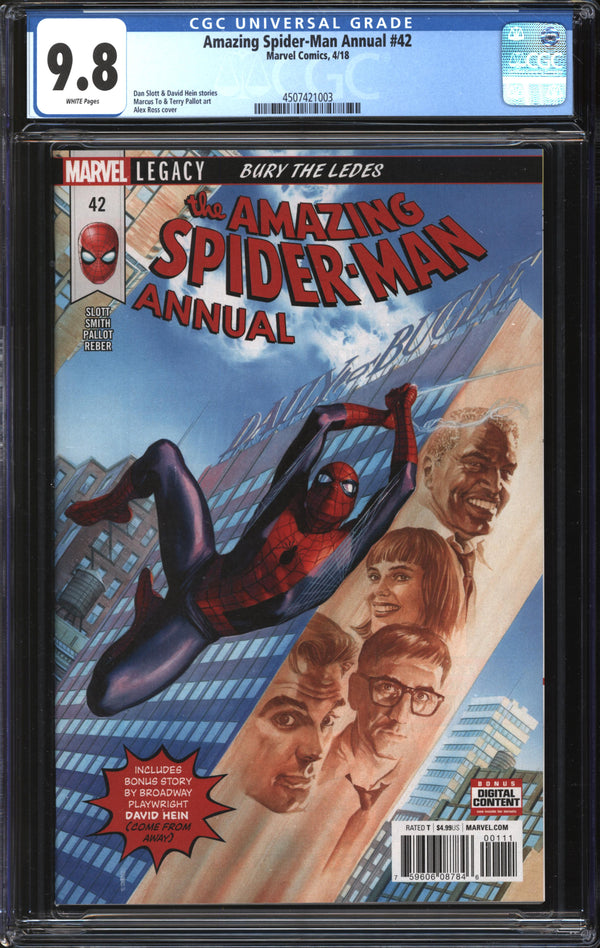 Amazing Spider-Man Annual (2018) #42 CGC 9.8 NM/MT
