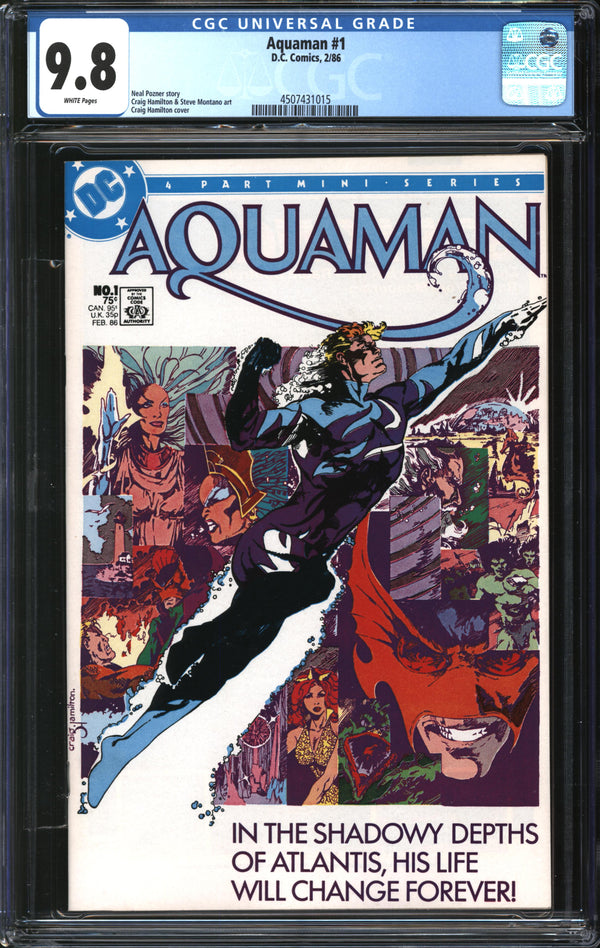 Aquaman (1986) #1 CGC 9.8 NM/MT