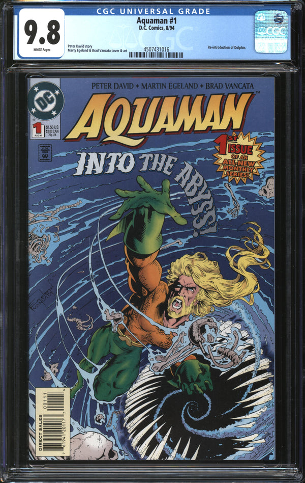 Aquaman (1994) #1 CGC 9.8 NM/MT