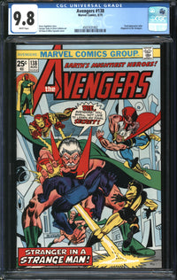 Avengers (1963) #138 CGC 9.8 NM/MT