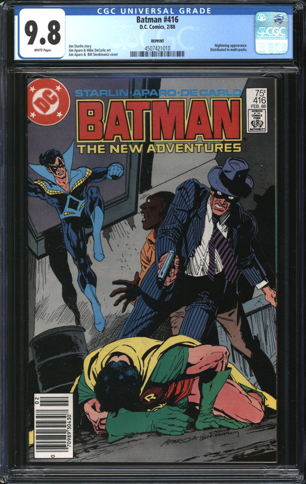 Batman (1940) #416 Reprint CGC 9.8 NM/MT