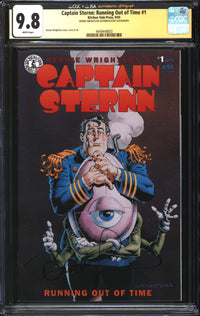 Captain Sternn: Running Out Of Time (1993) #1 CGC x JSA Signature Series 9.8 NM/MT Signed Bernie Wrightson