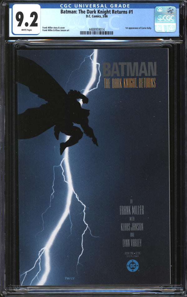 Batman: The Dark Knight Returns (1986) #1 CGC 9.2 NM-