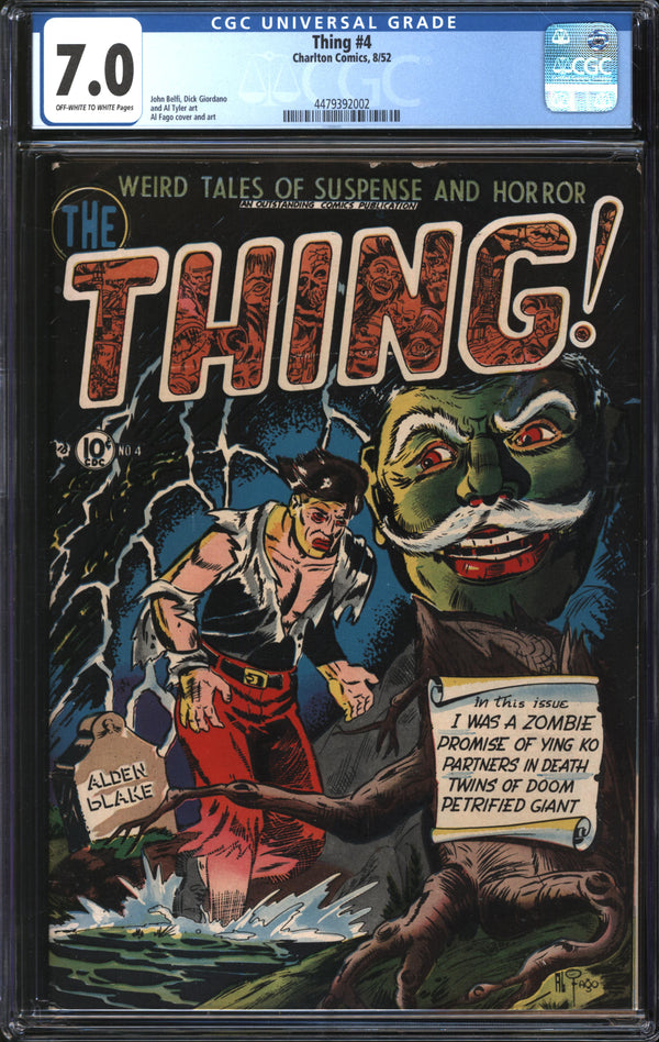 Thing! (1952) #4 CGC 7.0 FN/VF