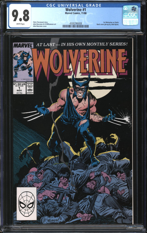 Wolverine (1988) #  1 CGC 9.8 NM/MT