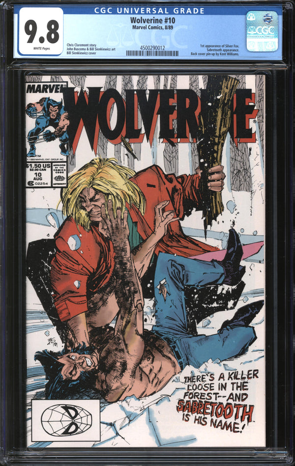 Wolverine (1988) # 10 CGC 9.8 NM/MT