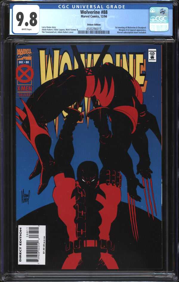 Wolverine (1988) # 88 Deluxe Edition CGC 9.8 NM/MT