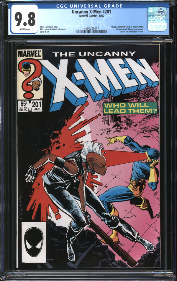 Uncanny X-Men (1981) #201 CGC 9.8 NM/MT