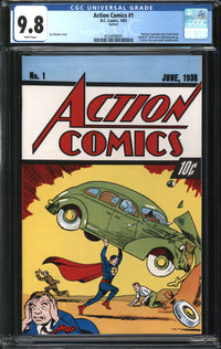 Action Comics (1937) #  1 1992 Reprint CGC 9.8 NM/MT