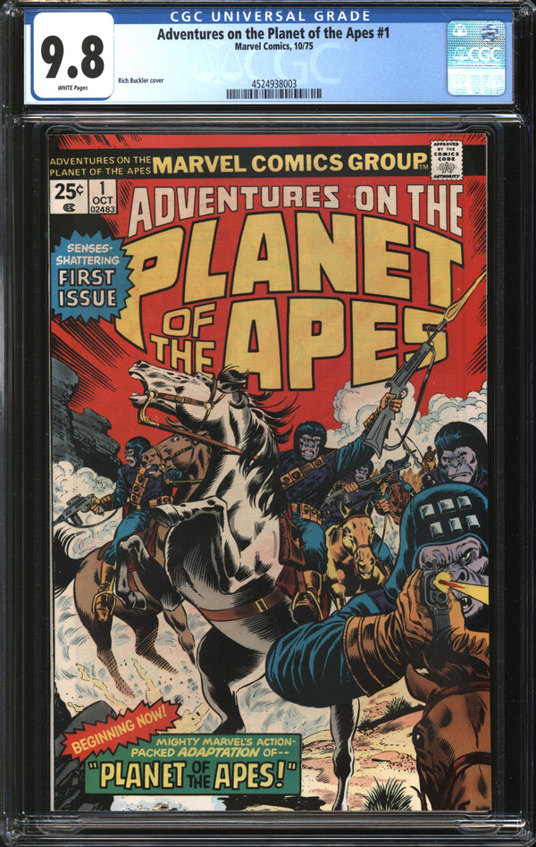 Adventures On The Planet Of The Apes (1975) #1 CGC 9.8 NM/MT