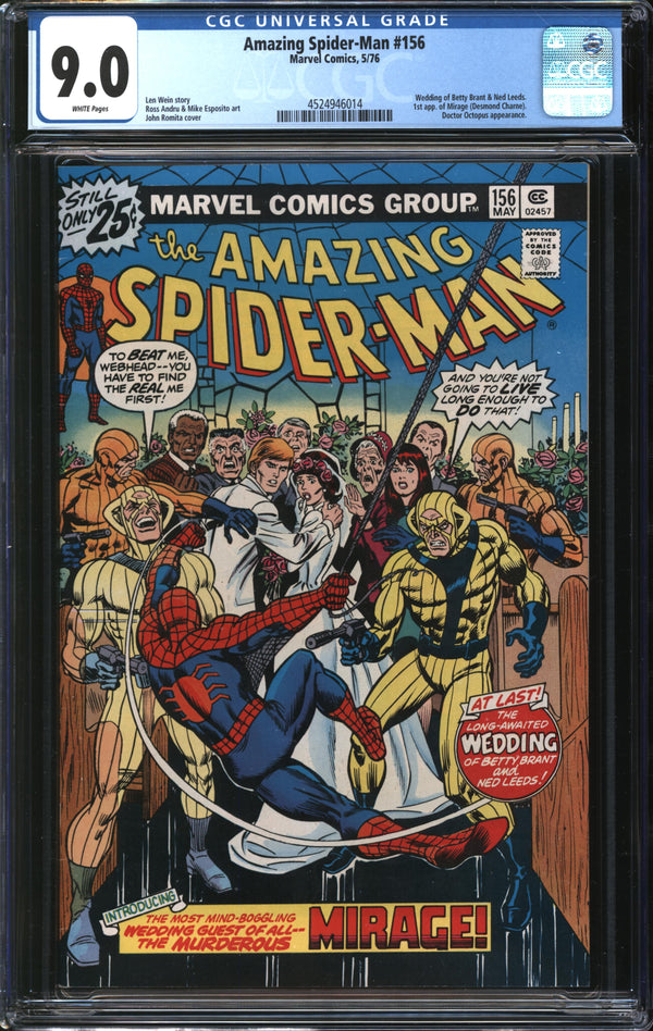 Amazing Spider-Man (1963) #156 CGC 9.0 VF/NM