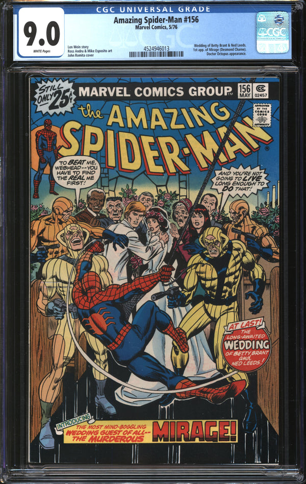 Amazing Spider-Man (1963) #156 CGC 9.0 VF/NM